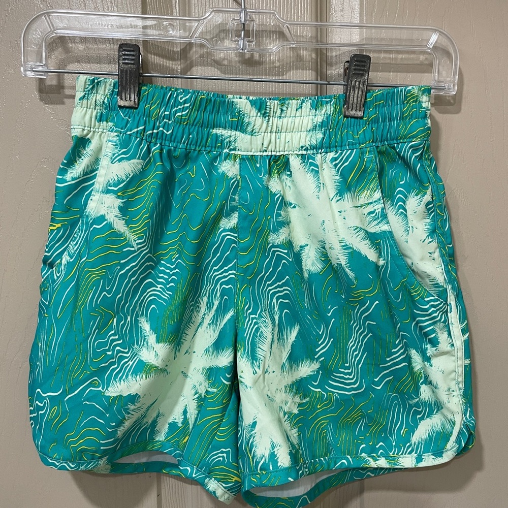 Columbia Teal Girls Athletic Shorts SZ M